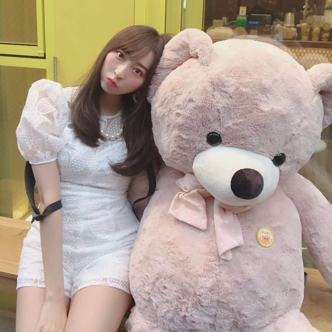 緒方咲さんのインスタグラム写真 - (緒方咲Instagram)「👩🏻❤️🐻」8月18日 21時28分 - chaaansaki