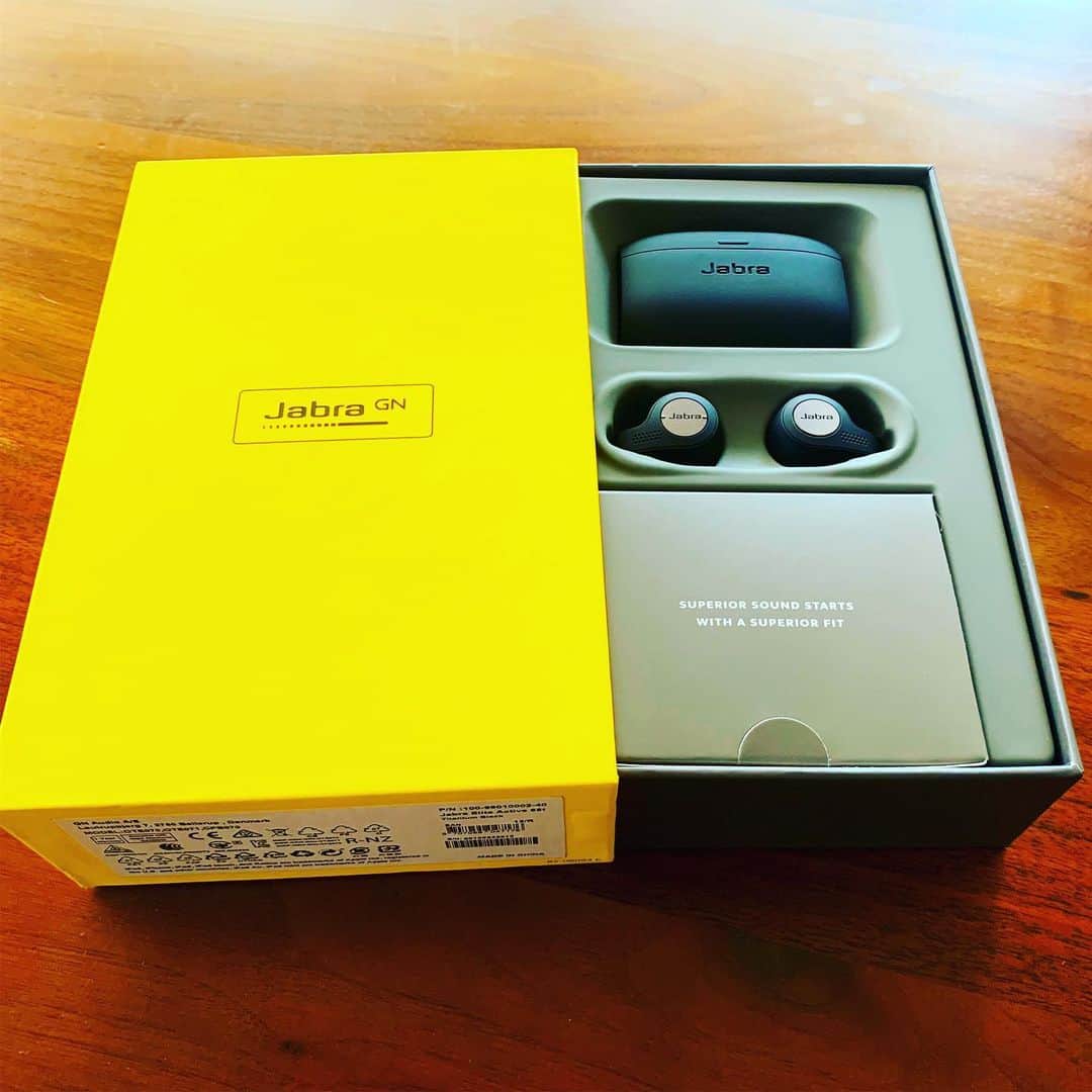 のインスタグラム：「今まで買ったイヤホン型の中でベスト！ Jabra Elite active 65t 最高やん♪♪」