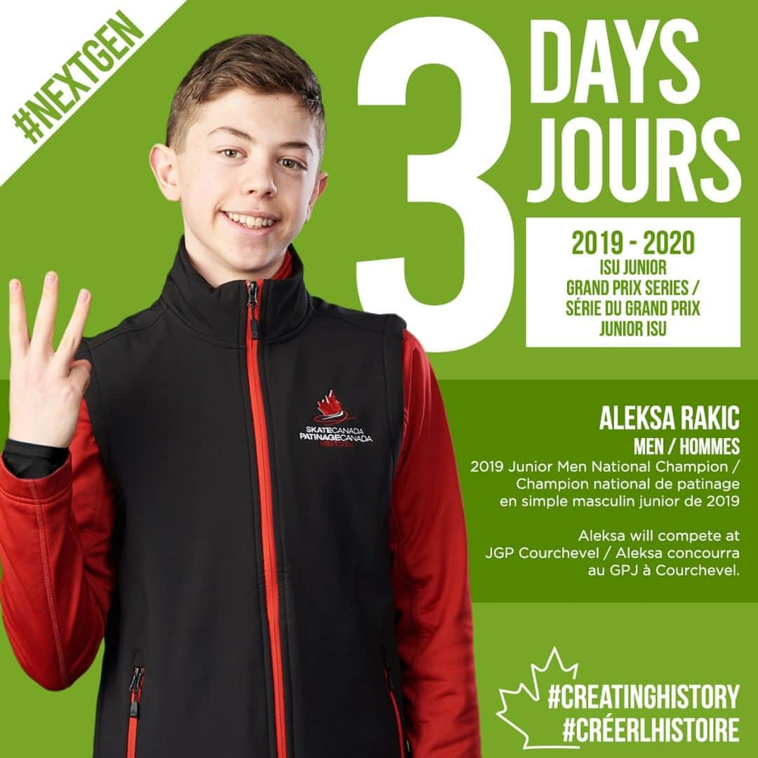 Skate Canadaさんのインスタグラム写真 - (Skate CanadaInstagram)「We’re so close! 🤟days until #JGPFigure begins and our #NextGen talent is put on display! // La date approche! 🤟jours avant que le #GPJpatinageartistique commence et le talent de notre #prochainegénération soit en montre!  More info/Plus d'info➡️ https://bit.ly/2YMmgQv #FigureSkating #Patinageartistique #CreatingHistory #Créerlhistoire」8月18日 22時30分 - skate_canada