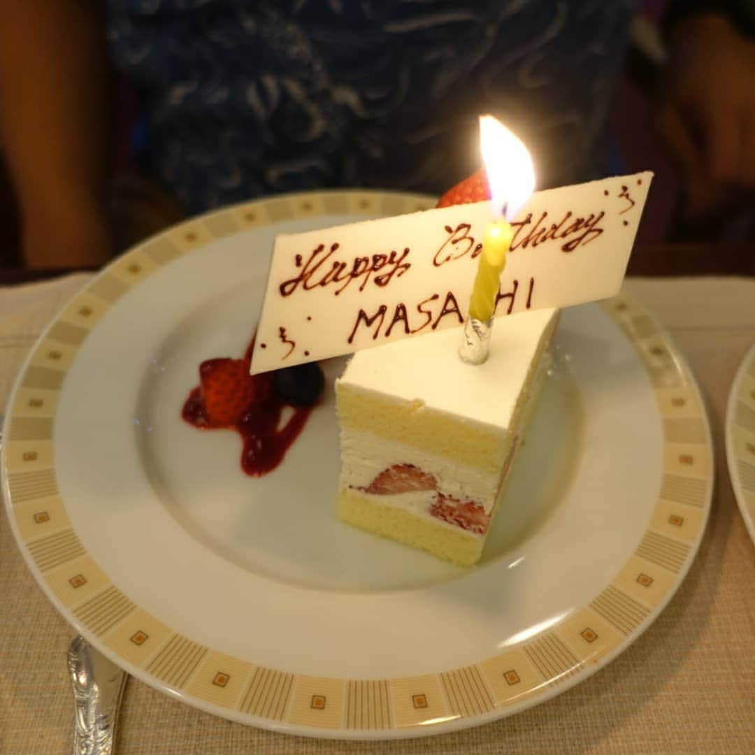 川面千晶さんのインスタグラム写真 - (川面千晶Instagram)「前倒しで、お誕生日会🎂 43歳になるね〜😃 おめでとう✨  #出会って #2回目の #お誕生日 #おめでとう #帝国ホテル」8月18日 22時41分 - chankawamo