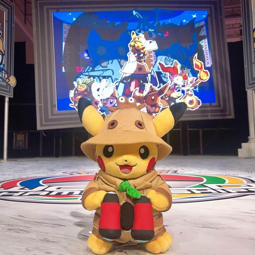 Pokémonさんのインスタグラム写真 - (PokémonInstagram)「Adventure awaits, Pikachu! 🔎⚡️ The 2019 Pokémon World Championships takes place in one of the museum capitols of the country, and Pikachu came dressed for the occasion. 🏛️」8月18日 22時56分 - pokemon