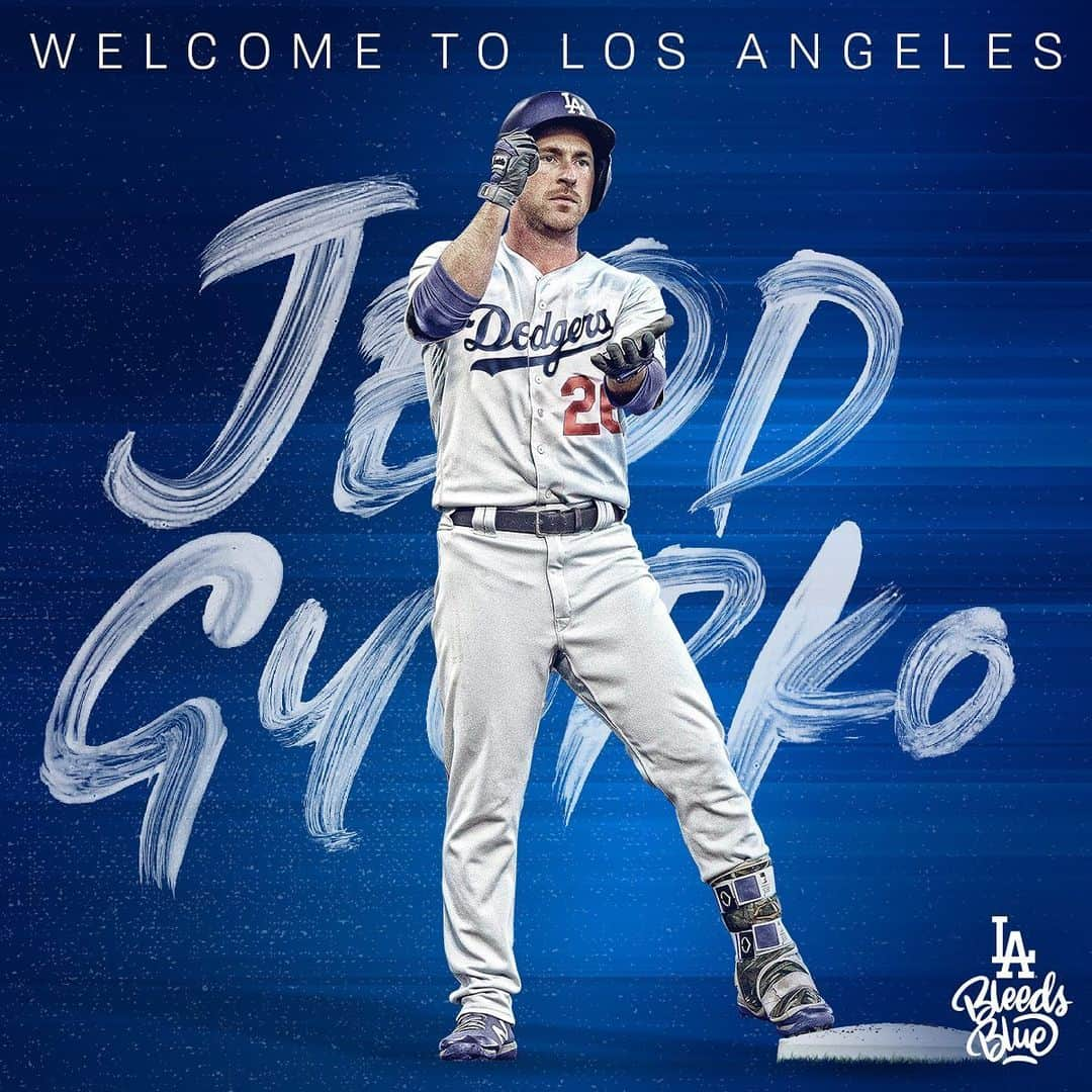 Los Angeles Dodgersさんのインスタグラム写真 - (Los Angeles DodgersInstagram)「Welcome, Jedd Gyorko!」8月18日 23時08分 - dodgers