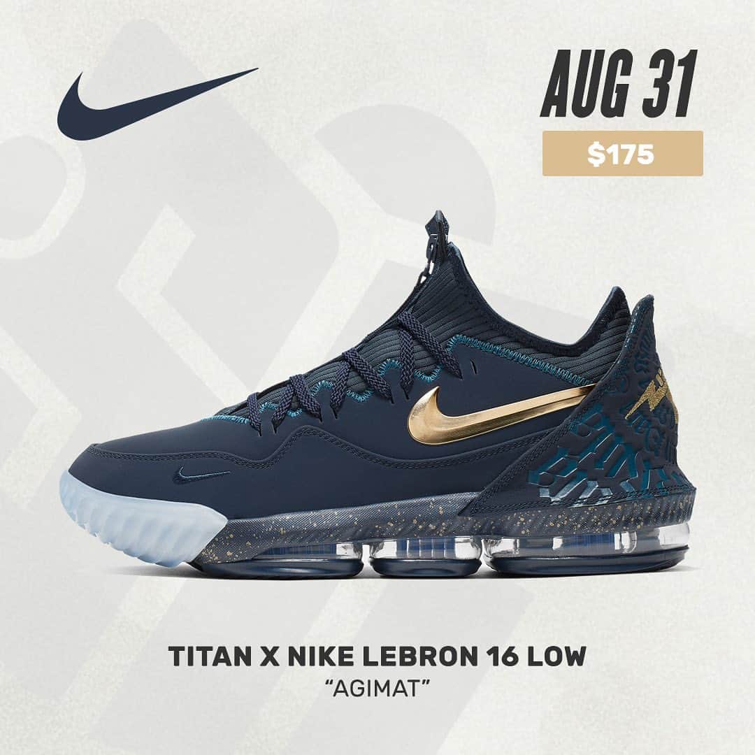 Sneaker Newsさんのインスタグラム写真 - (Sneaker NewsInstagram)「#SNReleaseAlert : The @titan_22 x Nike LeBron 16 Low “Agimat” is set for a limited release on August 31st. For full release details, hit the link in our bio.」8月18日 23時19分 - sneakernews