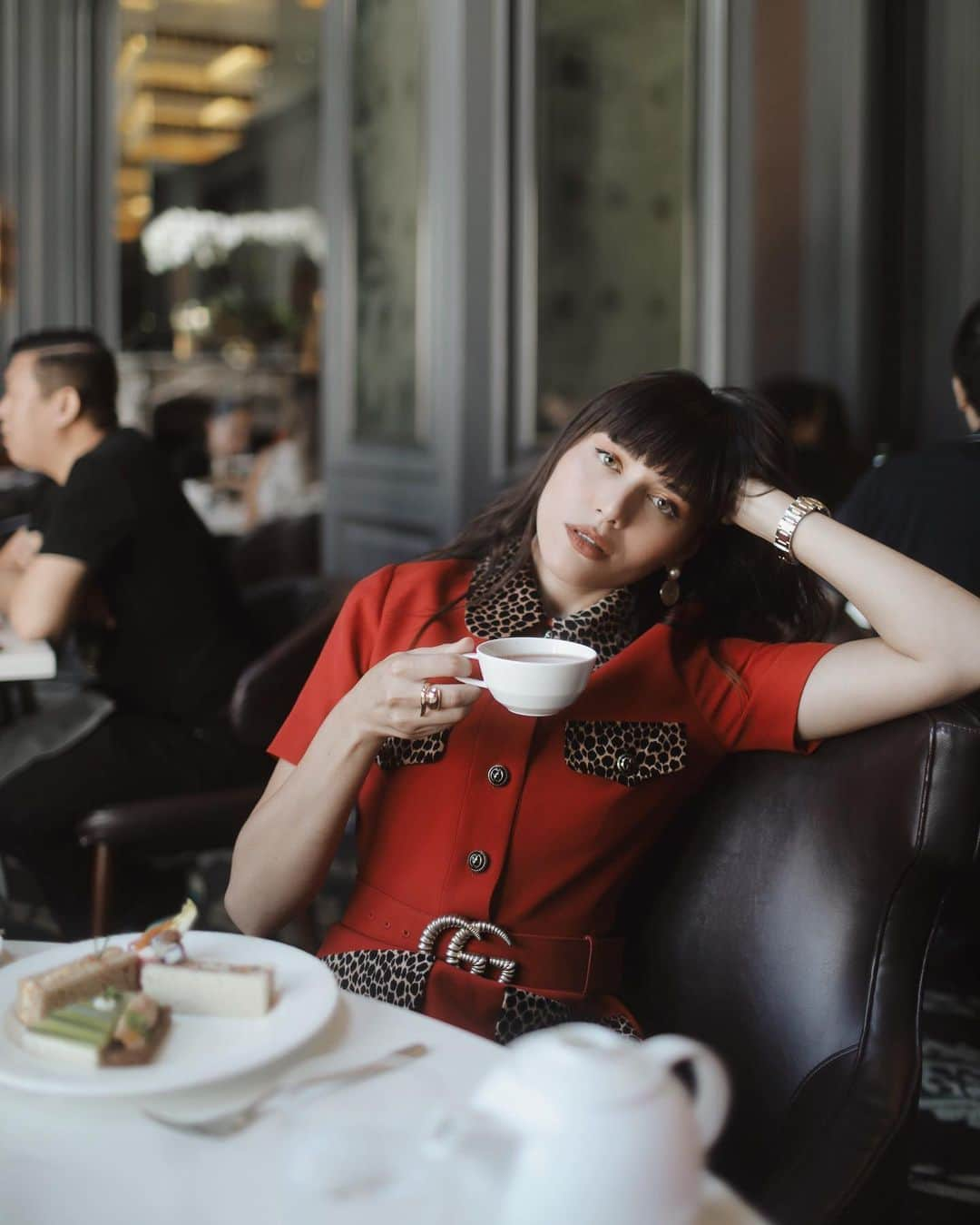 ナタリー・スアレスさんのインスタグラム写真 - (ナタリー・スアレスInstagram)「Back in San Francisco with @ritzcarlton! Taking a moment for family time at afternoon tea to refresh before exploring the hilly streets of the neighborhood. #RCMemories #RCPartner」8月19日 9時20分 - natalieoffduty