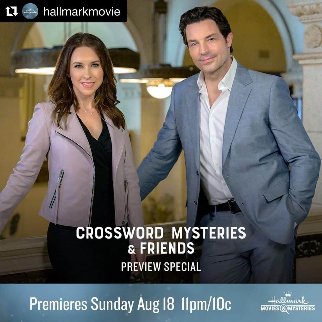 レイシー・シャベールさんのインスタグラム写真 - (レイシー・シャベールInstagram)「See you there!  #Repost @hallmarkmovie ・・・ Tonight at 11pm/10c, join @brennanelliott2, @barbaraniven, and @TheRealLacey as they introduce #Sleuthers to the mysteries coming to Hallmark Movies & Mysteries in the #CrosswordMysteries & Friends Preview Special! #MustSolveSundays」8月19日 9時28分 - thereallacey