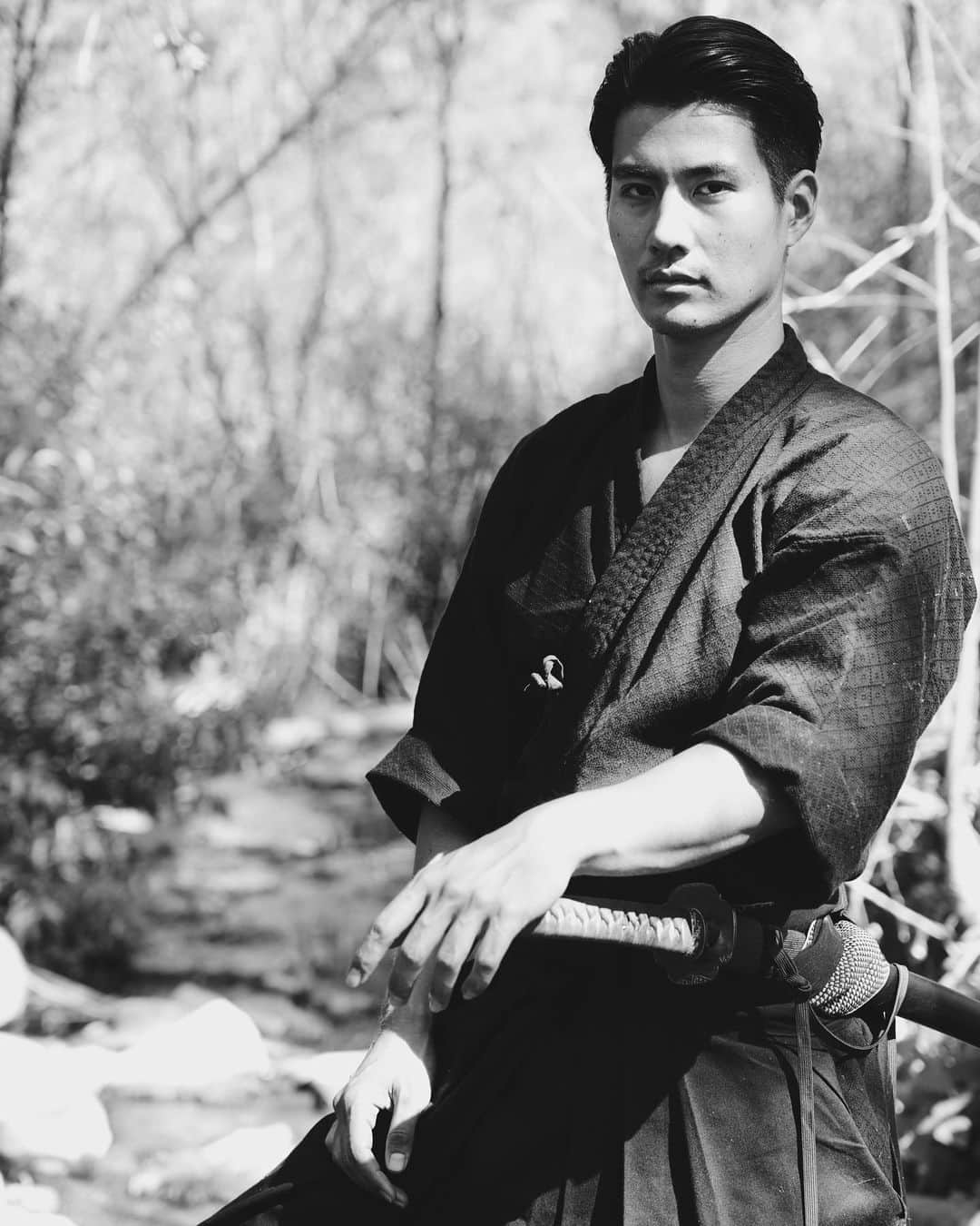 玉城大志のインスタグラム：「Just do it. . . Photo by @toru_uchikado  #samurai #japaneseactor」