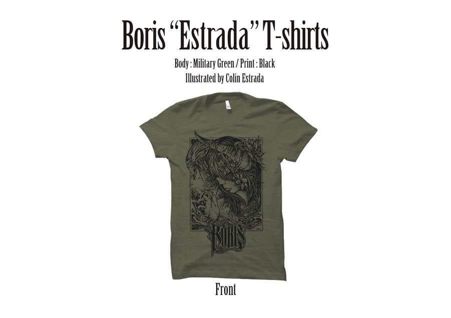 BORISさんのインスタグラム写真 - (BORISInstagram)「Boris North America Tour 2019 Merchandise. “LφVE & EVφL” Tour Raglan T-Shirt. Illustrated by Mami Saitou. “Cry” T-shirt Designed by Kiyoharu “Shadow of Skull” T-shirt Designed by Kiyoharu “feedbacker” T-shirt Designed by fangsanalsatan “Estrada” T-shirt Illustrated by Collin Estrada.  Bottle Opener Ear Plug Die cut Sticker & Patch Pin Badge Double sided silk screen Poster  Logo designed by leeroo  #borisdronevil #borisheavyrocks #loveandevol #borishrp #thirdmanrecords  @thirdmanrecords」8月19日 10時09分 - borisdronevil