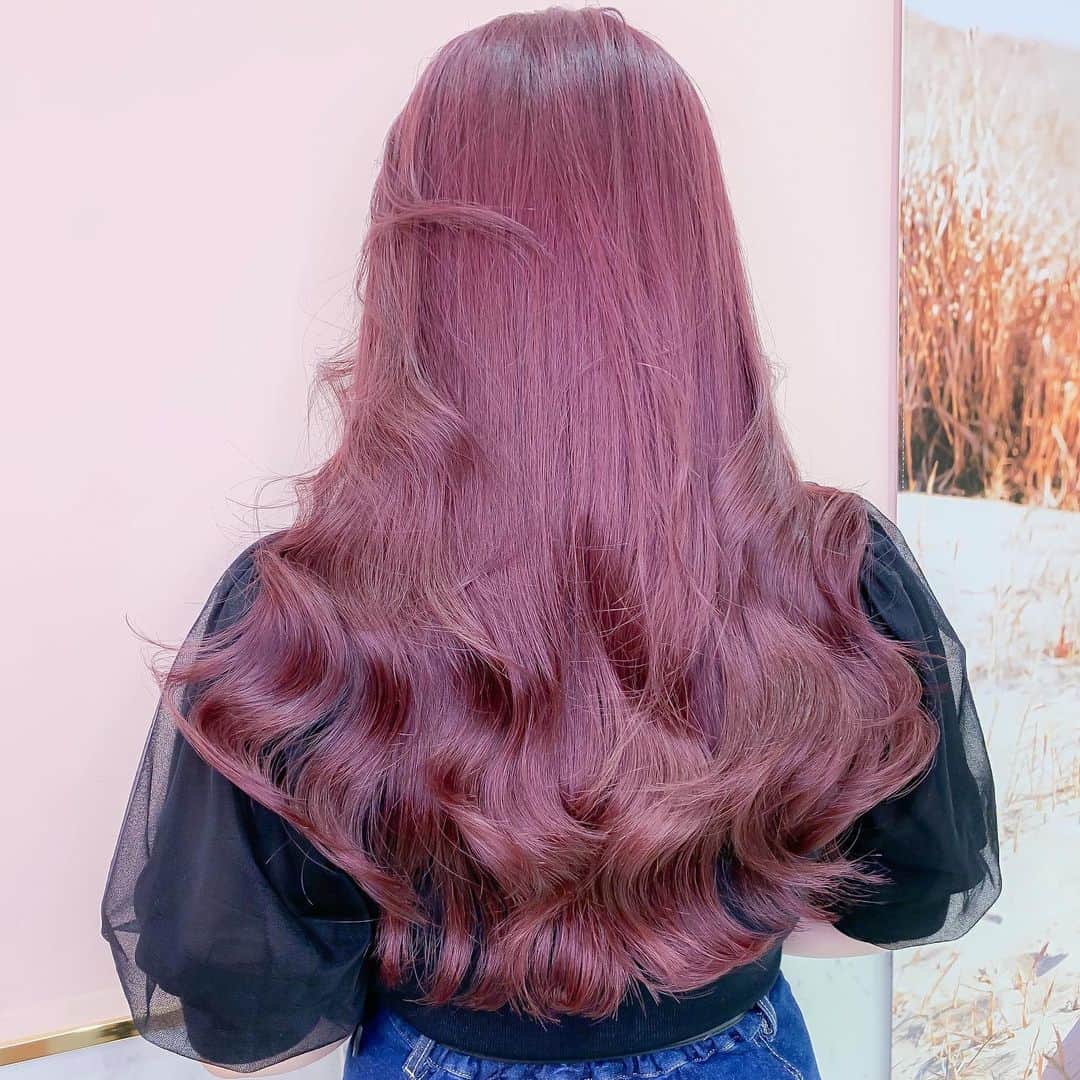 のインスタグラム：「Cherry pink 🍒 ×  #韓国式レイヤーカット イメチェン成功してよかったです🐻❤︎ ㅤㅤㅤㅤㅤㅤㅤㅤㅤㅤㅤㅤㅤ」