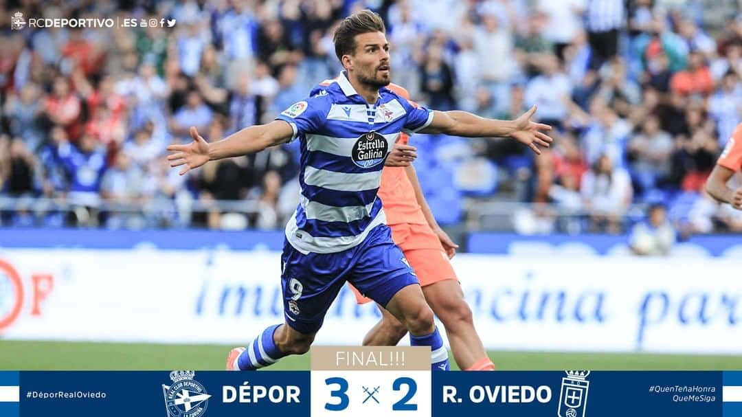 デポルティーボ・ラ・コルーニャさんのインスタグラム写真 - (デポルティーボ・ラ・コルーニャInstagram)「#DéporRealOviedo: fiiiiinaaaaal en #ABANCARIAZOR! ⠀ ⠀ Os tres primeiros puntos da Temporada quedan n #anosacasa⠀ ⠀ ⚔️ #QuenTeñaHonraQueMeSiga 🔥」8月19日 2時54分 - rcdeportivo