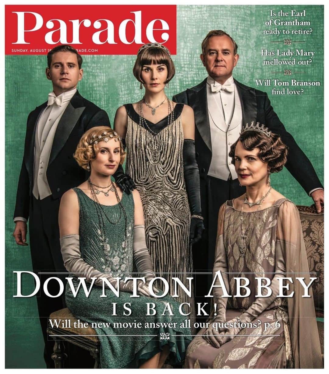 ダウントン・アビーさんのインスタグラム写真 - (ダウントン・アビーInstagram)「#Repost @parademagazine: In a few weeks time, we'll FINALLY be reunited with the Crawley family in the English countryside when the #DowntonAbbeyFilm hits the big screen! We're spilling all of the behind the scenes tea at parade.com and trust us, you don't want to miss it. (📷: Cover by Jason Bell/@FocusFeatures)」8月19日 4時31分 - downtonabbey_official
