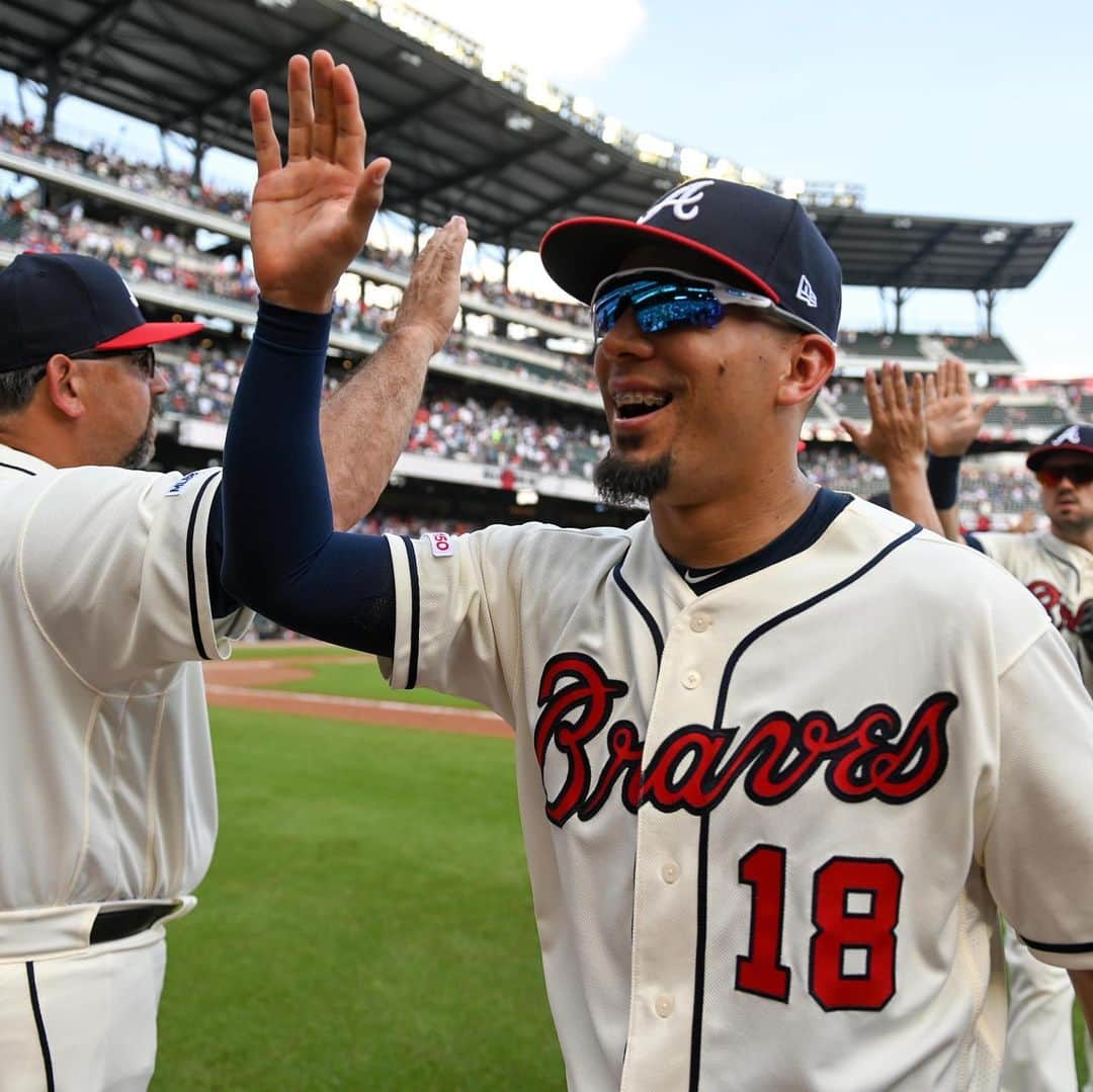 アトランタ・ブレーブスさんのインスタグラム写真 - (アトランタ・ブレーブスInstagram)「2 best teams in the National League, series win for the good guys! #ChopOn」8月19日 5時49分 - braves