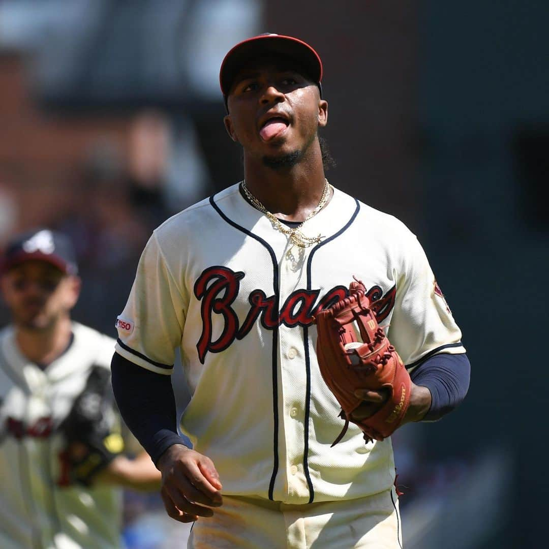 アトランタ・ブレーブスさんのインスタグラム写真 - (アトランタ・ブレーブスInstagram)「8️⃣-0️⃣ in rubber matches at @suntrustpark 😎 #ChopOn」8月19日 6時13分 - braves