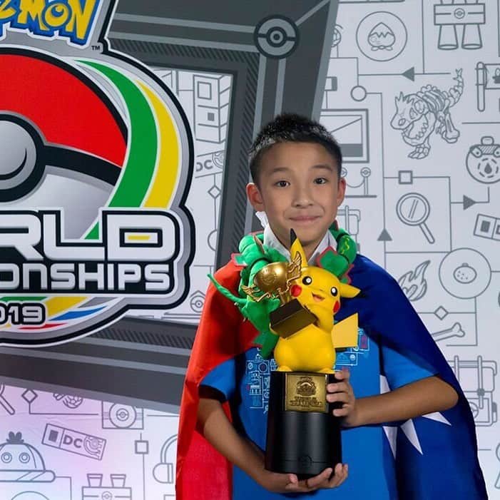 Pokémonさんのインスタグラム写真 - (PokémonInstagram)「Champion discovered! 🏆 Our 2019 #PokemonVG Junior Division World Champion is Pi Wu!」8月19日 6時37分 - pokemon