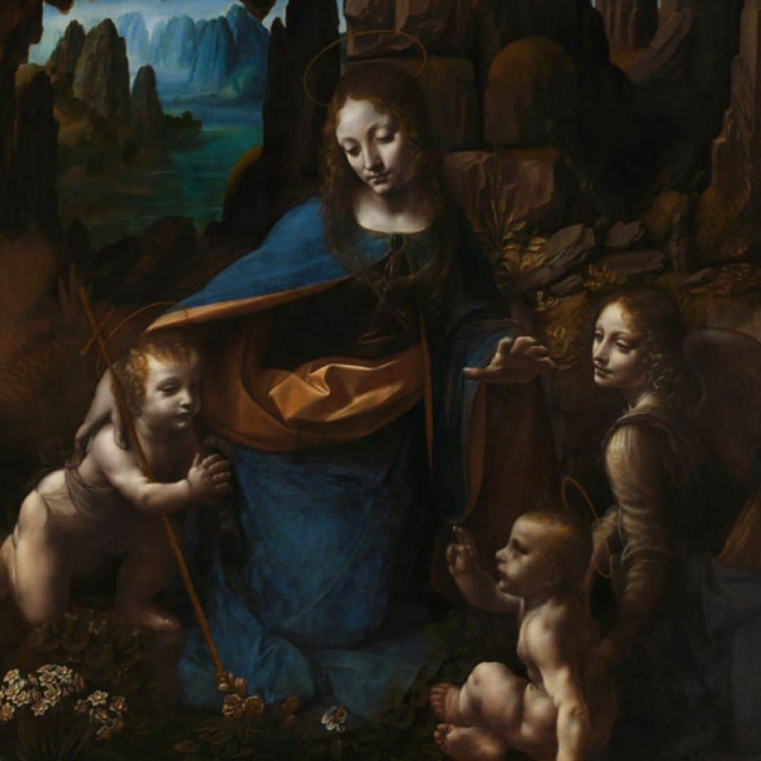 CNNさんのインスタグラム写真 - (CNNInstagram)「For the first time, a series of sketches have been revealed hidden underneath one of Leonardo Da Vinci's most famous paintings. Scientific analysis of "The Virgin of the Rocks" uncovered the original composition Leonardo started and then abandoned, before he painted the final product that has been admired for centuries. "In the abandoned composition both figures are positioned higher up, while the angel, facing out, is looking down on the Infant Christ with what appears to be a much tighter embrace," London's National Gallery explained in a press release. "These new images were found because the drawings were made in a material that contained some zinc, so it could be seen in the macro x-ray fluorescence (MA-XRF) maps showing where this chemical element was present, and also through new infrared and hyperspectral imaging," the gallery said. ➡️ Swipe to see the hidden sketch (📸: The National Gallery)」8月19日 7時06分 - cnn