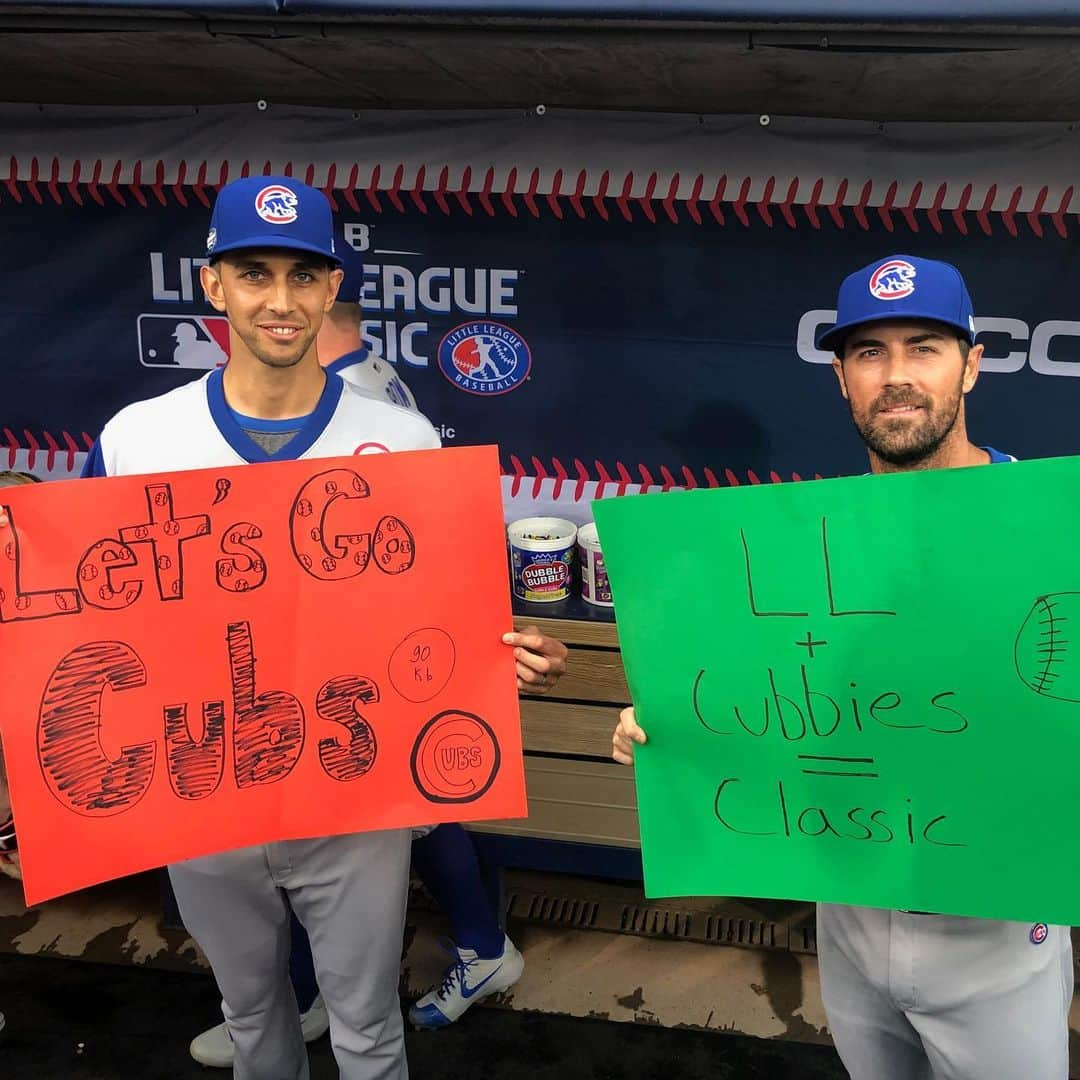 シカゴ・カブスさんのインスタグラム写真 - (シカゴ・カブスInstagram)「Here come the Cubbies! #LittleLeagueClassic #EverybodyIn」8月19日 8時07分 - cubs