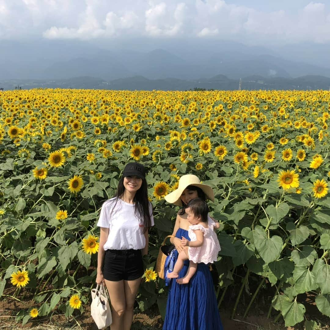 園原ゆかりさんのインスタグラム写真 - (園原ゆかりInstagram)「♡♡ 夏の思い出🥰 #サンフラワーフェス  #ひまわり #向日葵 #🌻 #sunflower #summer #holiday #view #ootd #traveler #trip #traveljapan #🇯🇵」8月19日 8時40分 - yucari0108