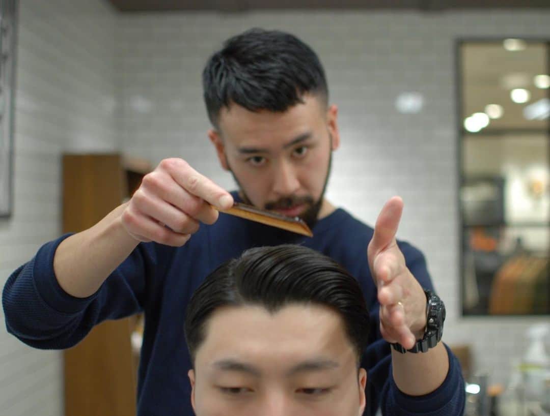 のインスタグラム：「FSC - GINZA BARBER💈  #freemanssportingclub  #fscginza #barbershop #barber #mensgrooming #ginzasix」