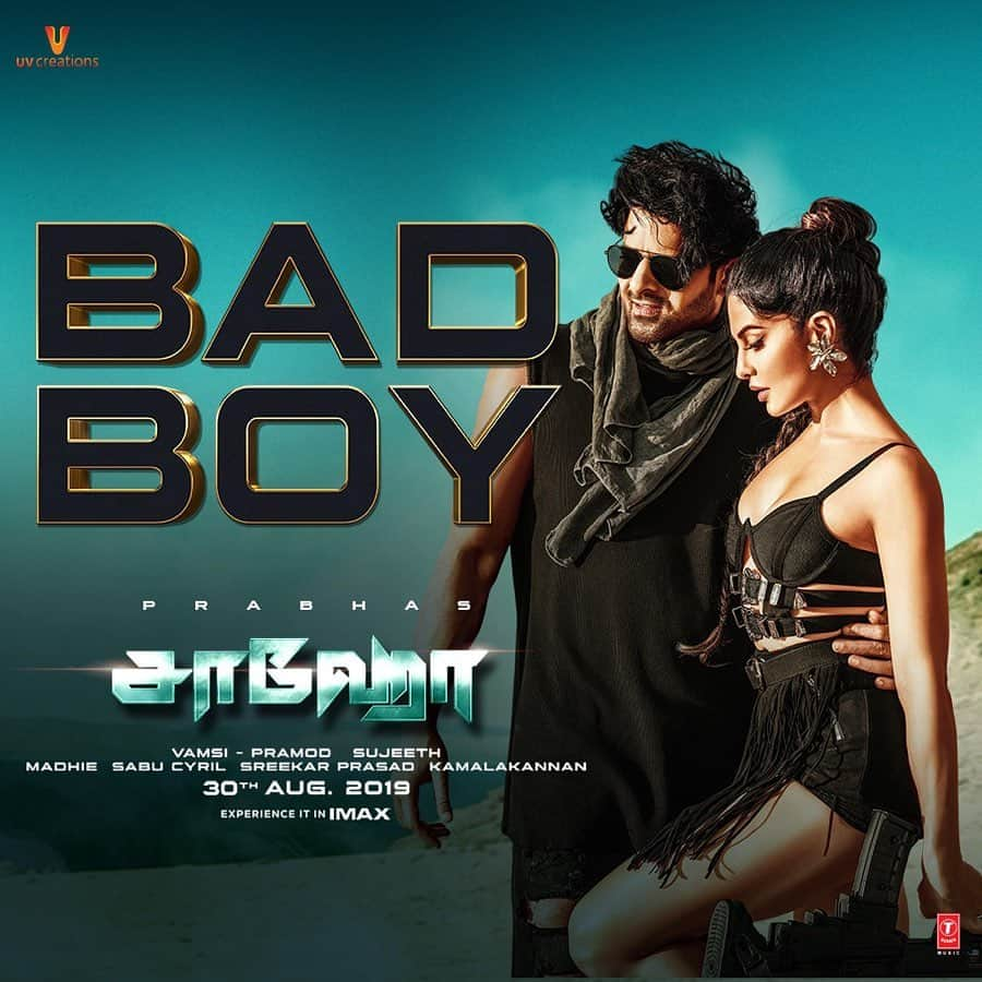 Jacqueline Fernandezさんのインスタグラム写真 - (Jacqueline FernandezInstagram)「Introducing you to the BAD BOY @actorprabhas check out this super cool song from #saaho LINK IN MY BIO 💜💜💜」8月19日 19時39分 - jacquelienefernandez