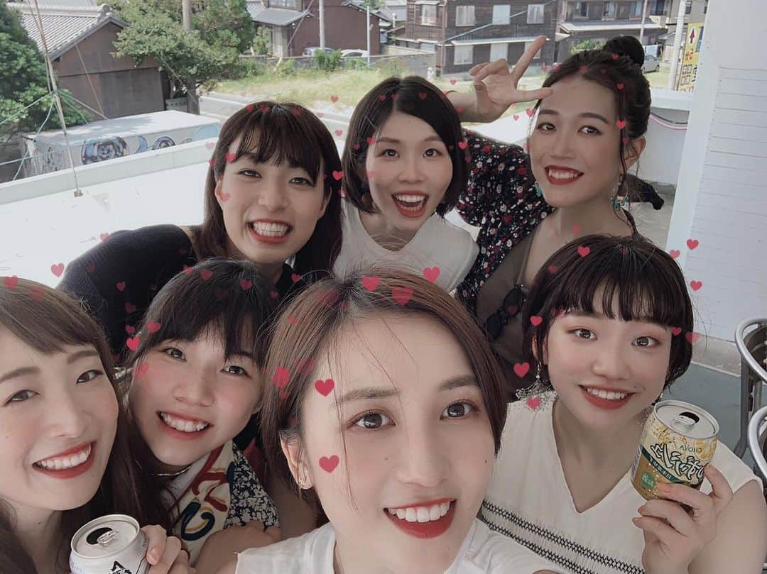 野村明日香のインスタグラム：「* 🌞🏄🏻‍♀️👙🐠🌊🌺 昨日の余韻❤︎海❤︎BBQ❤︎ 🍖🍻🌽🐙🦐🎃 * #愛知 #南知多 #知多 #海 #ビーチ #バーベキュー #BBQ #海水浴」