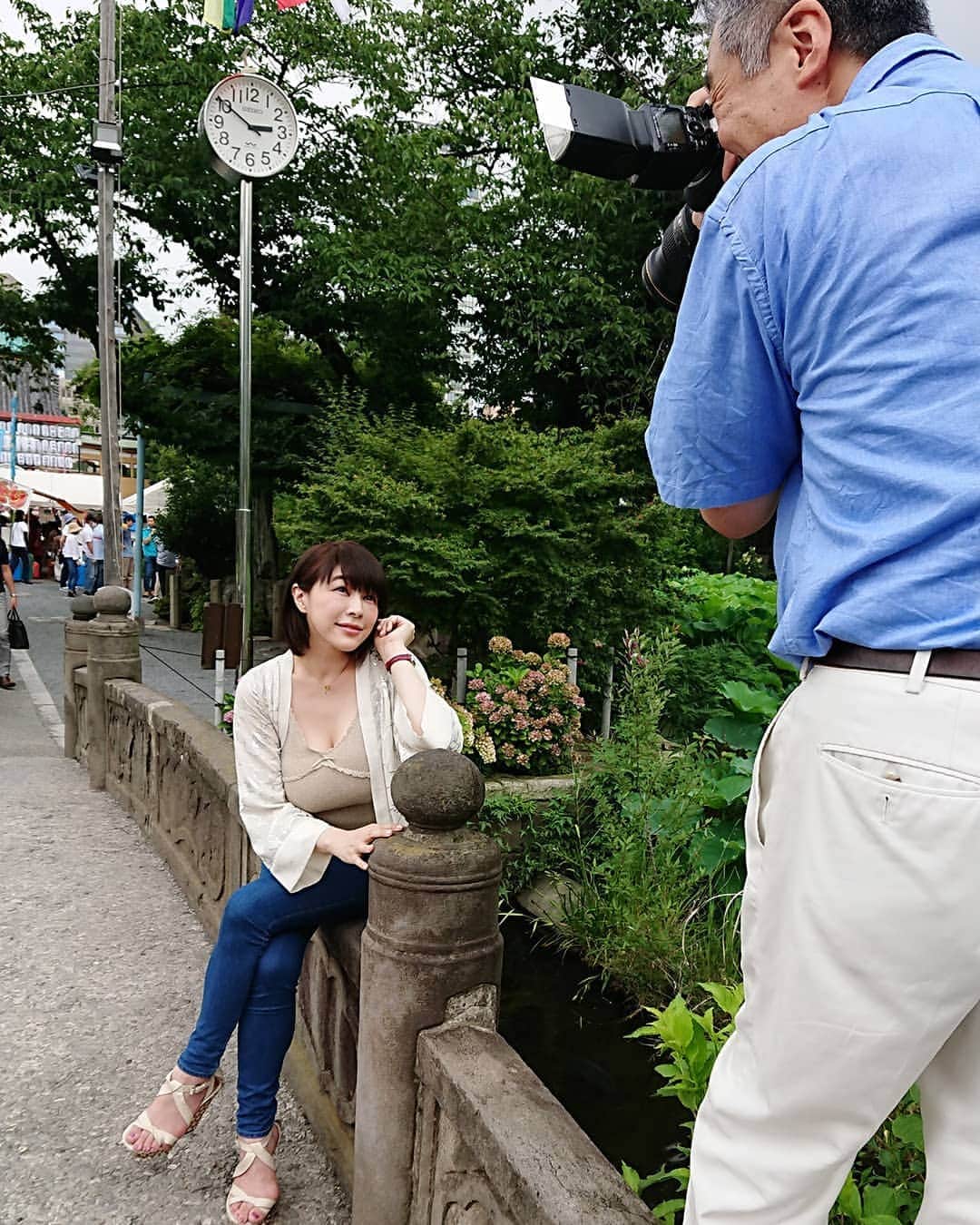 松坂南さんのインスタグラム写真 - (松坂南Instagram)「撮影風景。  #週刊flash」8月19日 11時29分 - minami_matsuzaka