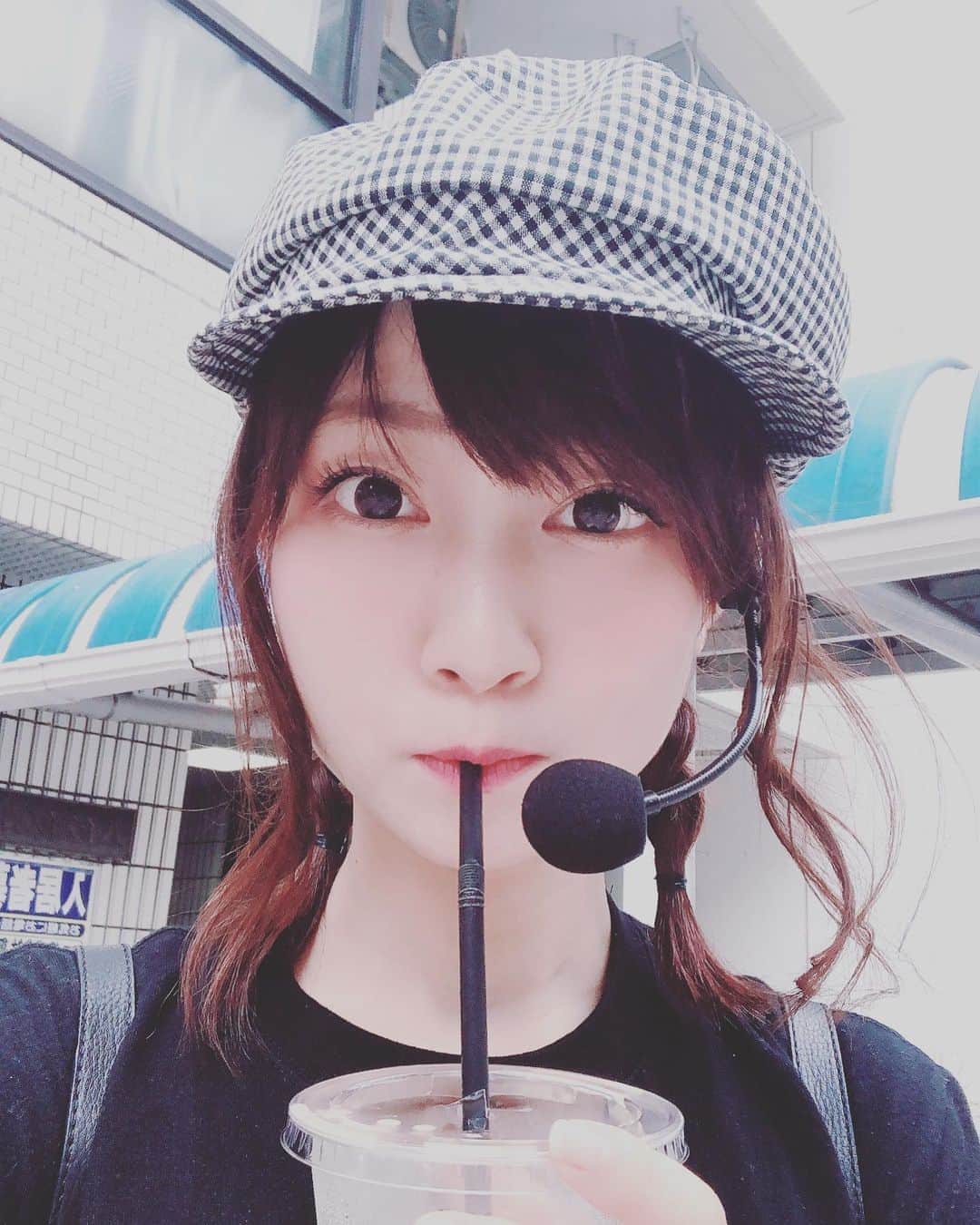 ヒラヤマンのインスタグラム：「わたしキャスケットが死ぬほど似合わんっちゃんねぇ。泣 #キャスケット #似合わない #どうしてなの」