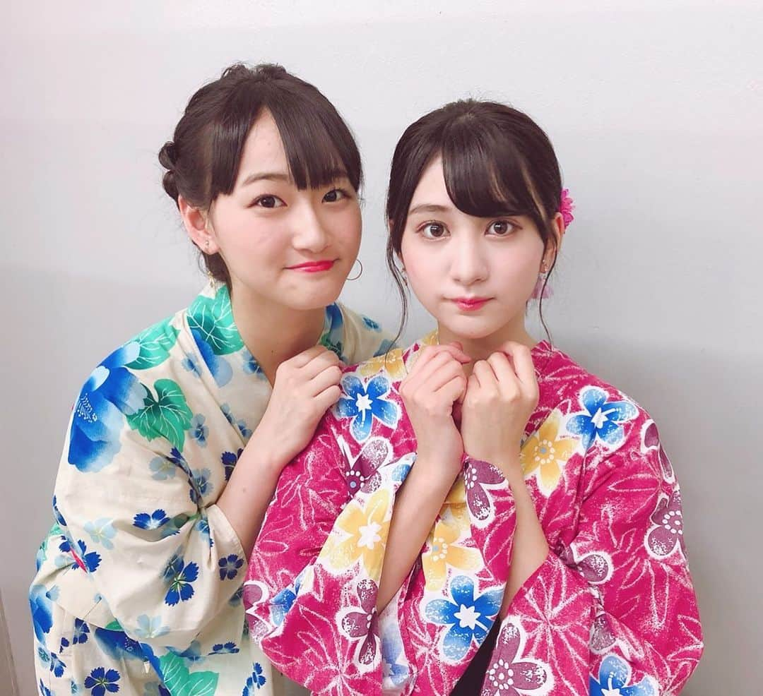 STU48さんのインスタグラム写真 - (STU48Instagram)「* そらは❤︎マリーナ 同い年の2人👭 * #STU48 #大好きな人 #個別握手会 #広島 #高校一年生  #jk1  #信濃宙花  #大谷満理奈 #浴衣女子」8月19日 13時48分 - stu48.official