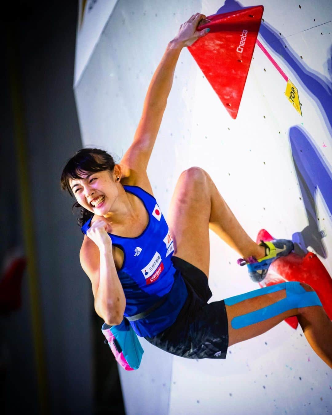 のインスタグラム：「I made the combined finals last night🤩✨ I'm ready, and now I just have to do is enjoy it😍💓 I'm so excited tomorrow💪✨ ・ コンバインドの決勝に残る事が出来ました🤩✨ 予選はとても緊張したけど、自分らしく、リラックスして登れました! あとは全力で楽しむだけ😍💓 明日が楽しみです💪✨ ・ 📷 @a_yuichiro ・  @au_official @denso_official @anessa_official_shiseido @thenorthfacejp @lasportivajp @newerajapan @tokyopowder @newhale_japan @thestonesession #jazzysport #岩泉ヨーグルト #ifscwch #bouldering #leadclimbing #speedclimbing #combinedclimbing」