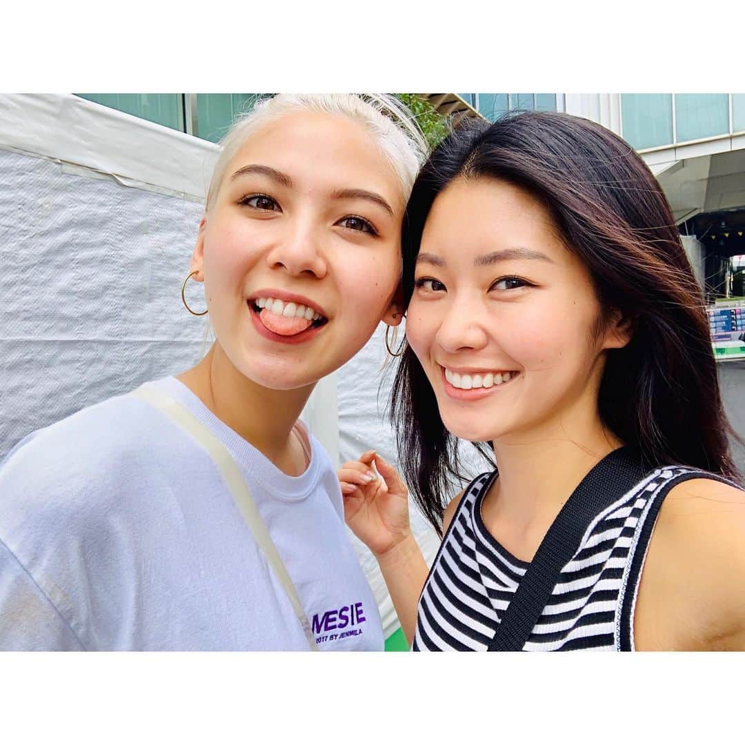 福山智可子のインスタグラム：「ひっさびさの @jenmilaa sooo happy to see you ♡ . #alohastate #アロハステート」