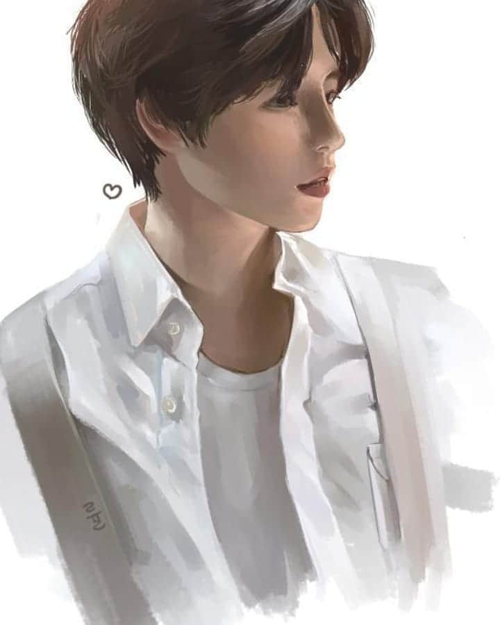 キム・へソンのインスタグラム：「저 그려 줘서 감사해요 😊😊 저랑 꼭 닮지 않았나요? @rrryulll」
