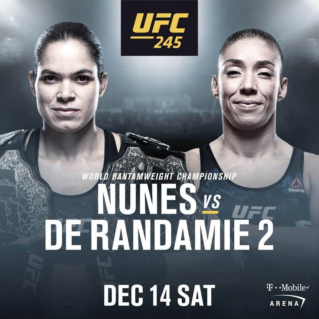 UFCさんのインスタグラム写真 - (UFCInstagram)「The rematch is booked!  @Amanda_Leoa meets @IronLadyMMA for the bantamweight strap in Vegas! #UFC245」8月20日 4時47分 - ufc