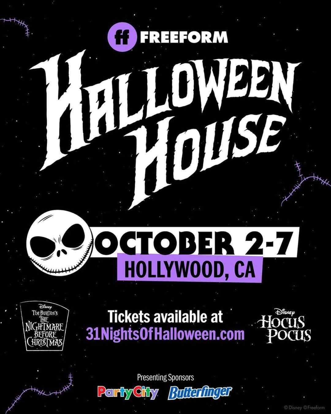 アメリカン・ブロードキャスティング・カンパニーのインスタグラム：「Ready for a spooky good time? @Freeform's Halloween House is back. Get your tickets now at 31nightsofhalloween.com.」