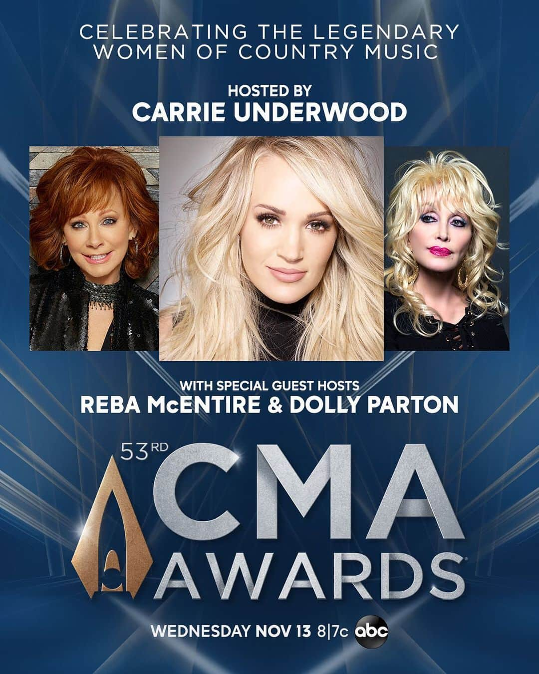 キャリー・アンダーウッドさんのインスタグラム写真 - (キャリー・アンダーウッドInstagram)「So thankful to the @cma for wanting to honor the women of Country Music for this year’s #CMAAwards ! I couldn’t be more excited to get to stand up there with 2 of my personal heroes... @reba and @dollyparton are trailblazers, icons and legends. We’re gonna make Country Music proud on November 13th! #DreamComeTrue #WomenOfCountryMusic #Sheroes」8月20日 5時17分 - carrieunderwood