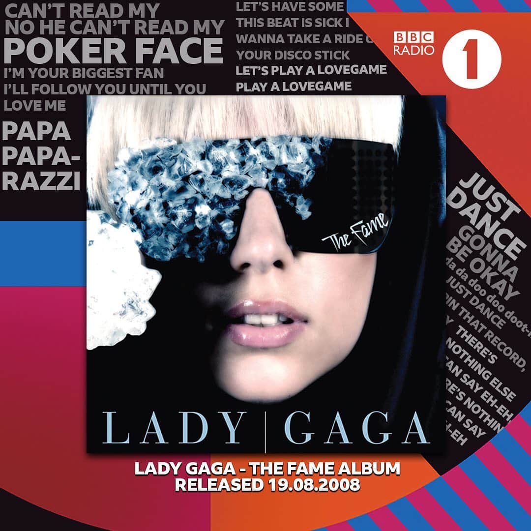 BBC Radioさんのインスタグラム写真 - (BBC RadioInstagram)「@ladygaga gave us The Fame album 11 years ago today. What’s the most iconic track? 🕶✨」8月19日 20時41分 - bbcradio1