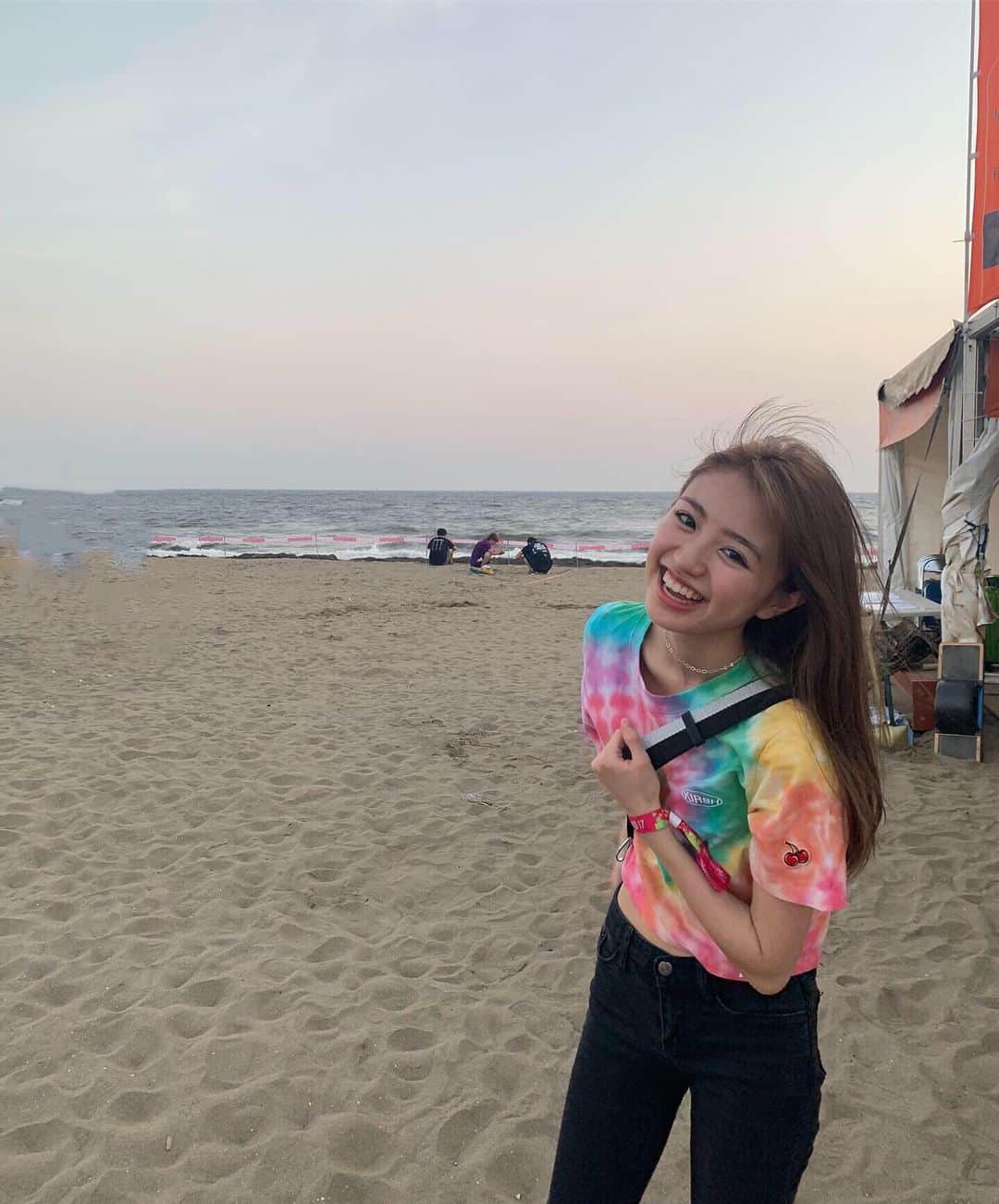 香音さんのインスタグラム写真 - (香音Instagram)「Beach Stageの雰囲気が最高でずっと居たかったな〜 . . にっこにーこ☺︎🍒 #のんうぇあ」8月19日 21時04分 - kanon420_official