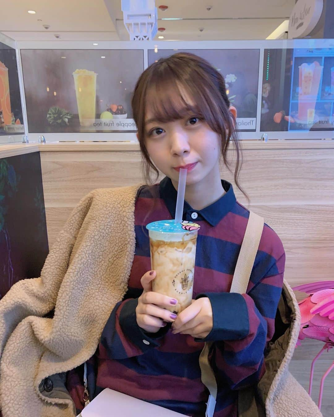 松田美里さんのインスタグラム写真 - (松田美里Instagram)「これはおすまし 店内可愛かったー」8月19日 22時08分 - miri_matsuda