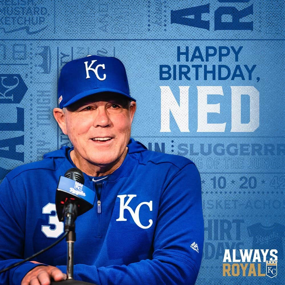 カンザスシティ・ロイヤルズさんのインスタグラム写真 - (カンザスシティ・ロイヤルズInstagram)「Happy Birthday, Ned! 🥳 #AlwaysRoyal」8月19日 22時19分 - kcroyals