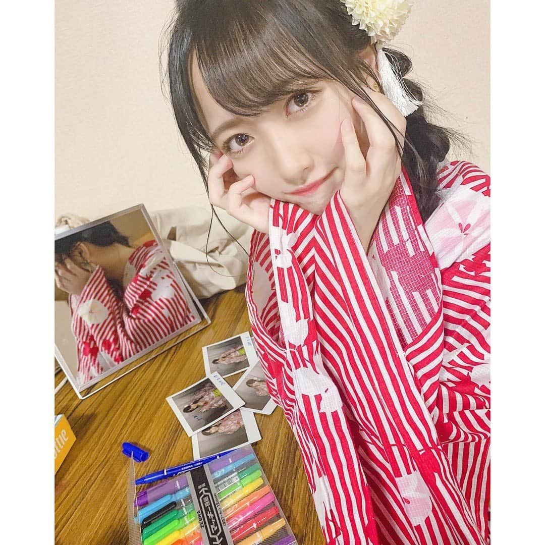 石田千穂さんのインスタグラム写真 - (石田千穂Instagram)「． 浴衣ー！ ． #浴衣 #浴衣女子 #浴衣ヘア  #浴衣ヘアアレンジ #三つ編み  #STU48 #idol #石田千穂」8月19日 22時35分 - chiho_ishida