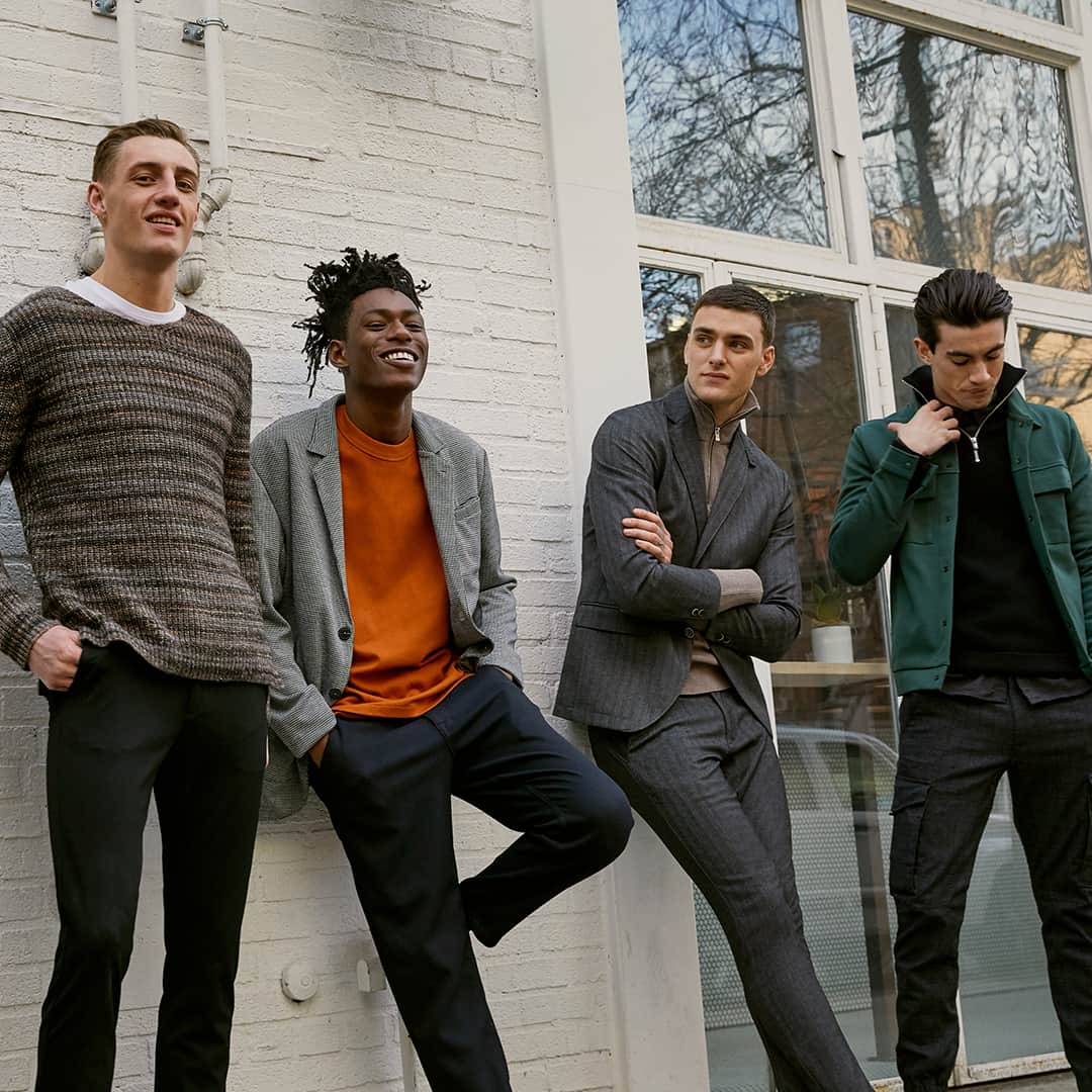 のインスタグラム：「A new upgraded outfit can soften the blow of even the most passive-aggressive welcome back e-mail from Karen down at H.R. #jackandjones」