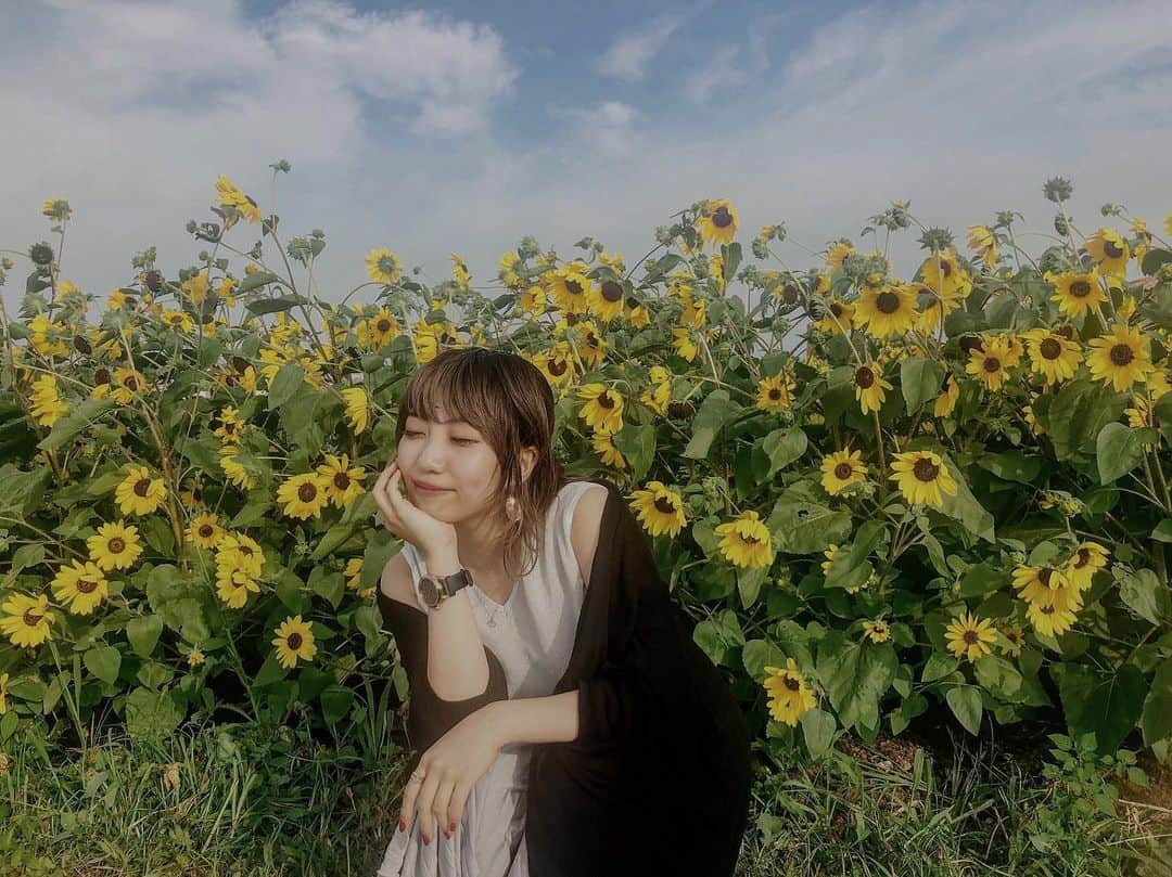 YU-KAさんのインスタグラム写真 - (YU-KAInstagram)「🌻🌻🌻 #ひまわり畑 #ソレイユの丘 #tempurakidz」8月19日 23時18分 - yuka19981114