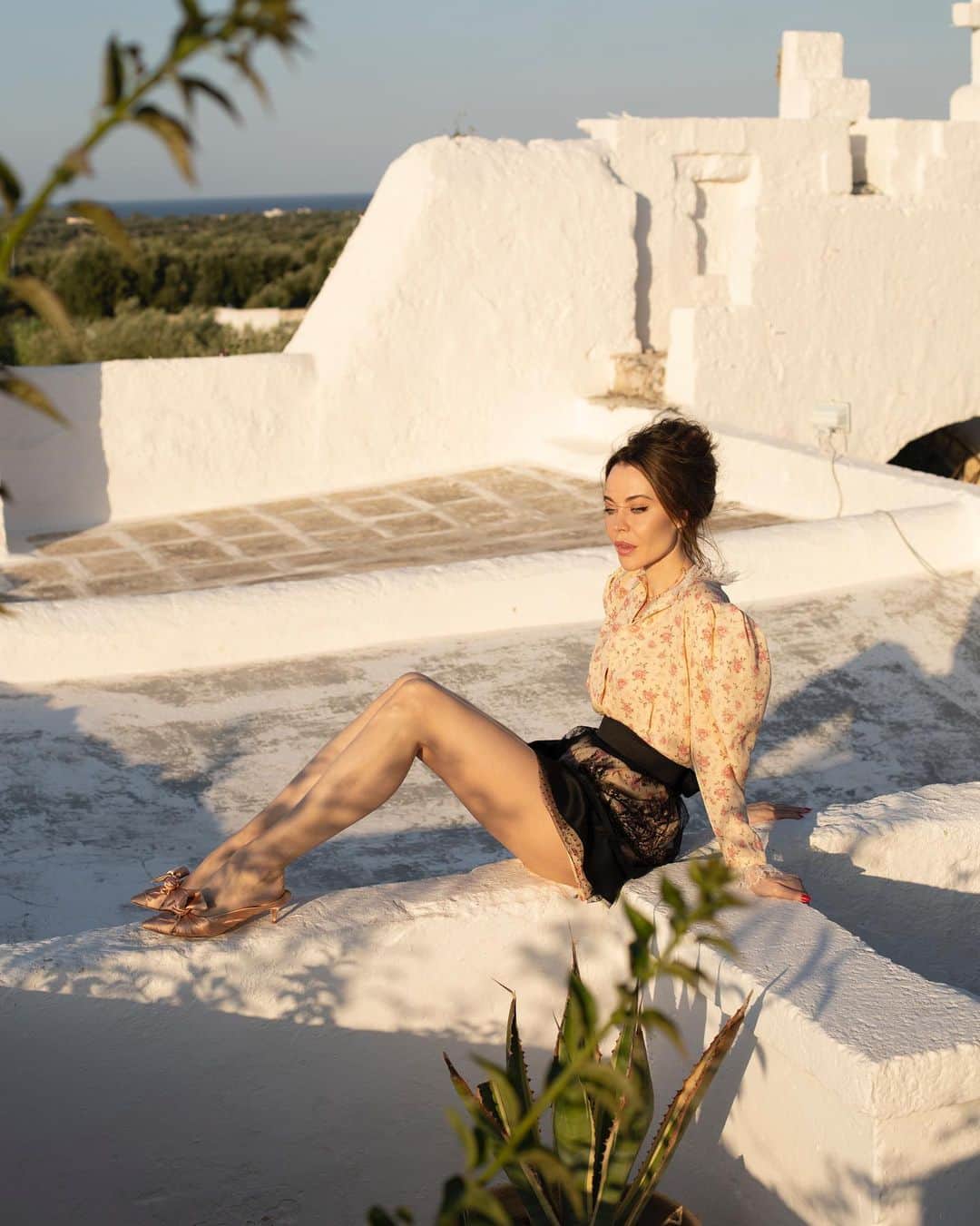ウリヤナ・セルギエンコのインスタグラム：「Torre Coccaro, Puglia 2019」