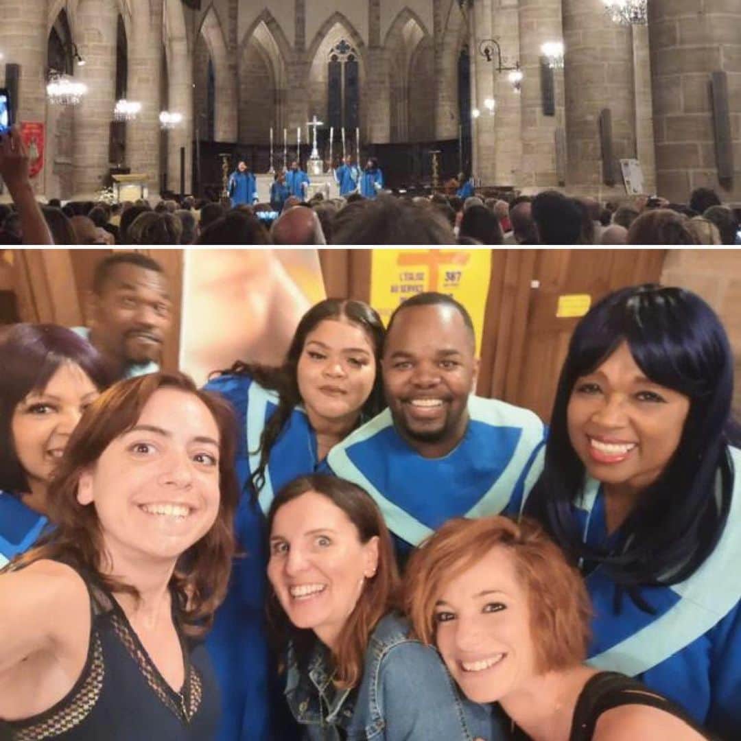The Glory Gospelのインスタグラム：「We had a great time in Mende! 🙌🏽🙌🏽🙌🏽 God has been so good to us all! 🎶 #glorygospelsingers #mende #france #tour #gospelmusic #gospel #singers #ohwhenthesaints #theglorygospelsingers #ggsworldwide」