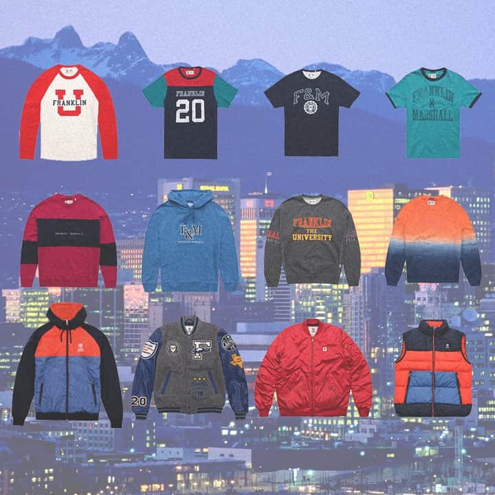 フランクリン&マーシャルのインスタグラム：「FRANKLIN & MARSHALL⁠ FALL / WINTER COLLECTION 2019⁠ Coming Soon!⁠ ⁠ #franklinandmarshall #fallwintercollection #comingsoon #losangeles #collectionpreview #sportswear # outdoor #streetwear」