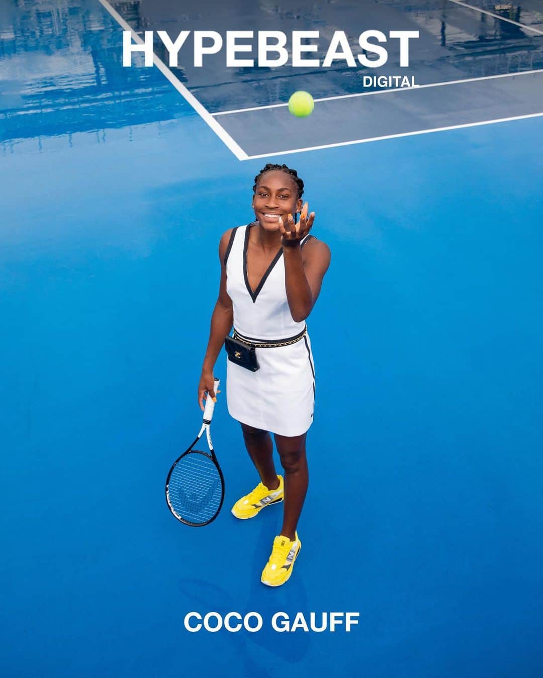 HYPEBEASTさんのインスタグラム写真 - (HYPEBEASTInstagram)「Game, set, match. Tennis sensation @cocogauff serves up in our brand new HYPEBEAST Fall Digital Cover. Meet the 15-year-old rising star at the link in bio. 🎾🏆 Photographer: @blackliger_  Stylist & Art Director: Jade Chung/HYPEBEAST Style Assistant: @down2marsgiirl Words: Emily Jensen/HYPEBEAST  Location: Delray Beach Tennis Center」8月20日 0時44分 - hypebeast