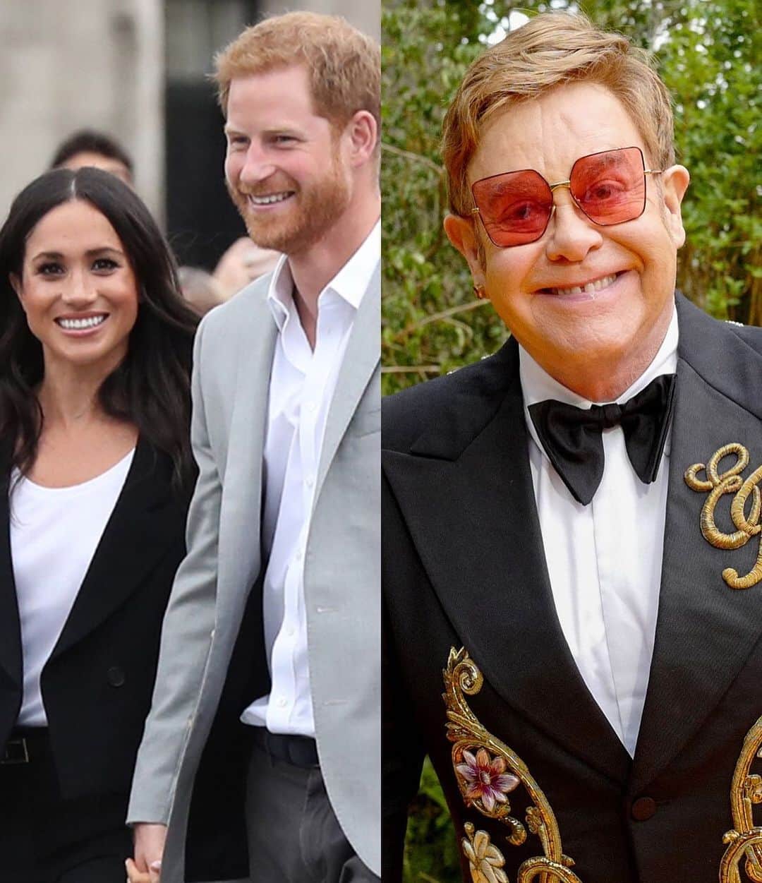 Just Jaredさんのインスタグラム写真 - (Just JaredInstagram)「Prince Harry and Meghan Markle took a private jet to Elton John’s South of France residence recently and now the singer is slamming the press over the headlines and stories about the royal couple and the jet’s effects on the environment. Tap this pic in the LINK IN BIO to see what Elton explained.  #PrinceHarry #MeghanMarkle Photo: Getty」8月20日 1時28分 - justjared