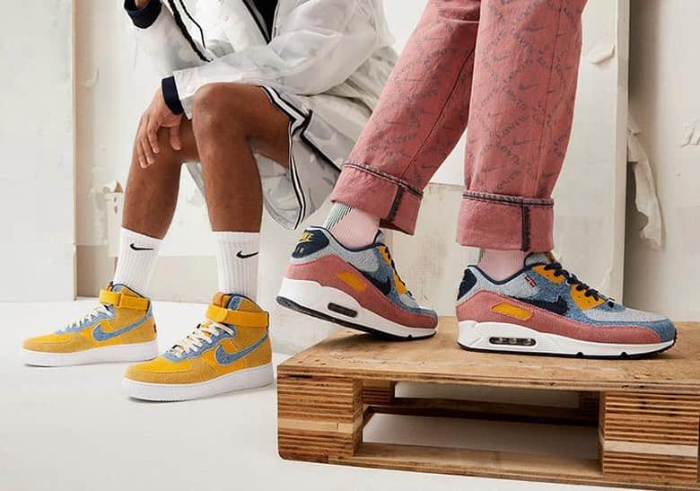 Sneaker Newsさんのインスタグラム写真 - (Sneaker NewsInstagram)「The @levis x Nike By You collection is available now. Choose from the the AF1 Low, AF1 High, and Air Max 90. For full details, tap the link in our bio.」8月20日 1時46分 - sneakernews