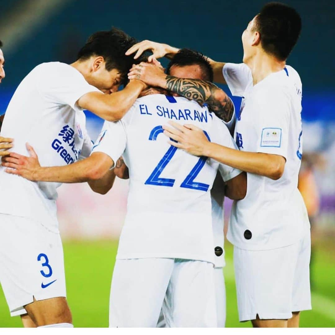 ステファン・エル・シャーラウィさんのインスタグラム写真 - (ステファン・エル・シャーラウィInstagram)「To the Final Fa Cup✌🏼👏🏼🔵🏆 #ShanghaiShenhua #Dalian」8月20日 1時47分 - stewel92