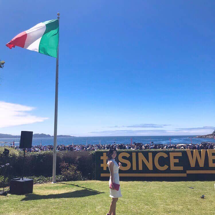 のインスタグラム：「Days like these are worth the wait🍀 一歩外に出ると発見がたくさん。☁️ * 世界は2020年の東京に向けて着々と動いているし、まだまだ広いな〜と🌎頑張ろっと #❤️ #pebblebeachconcoursdelegance」