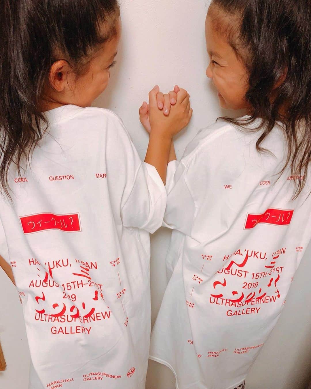 内田奈々さんのインスタグラム写真 - (内田奈々Instagram)「Super super super Cute❣️ 今度おそろいしようね！ (ななちゃんみたいにヒョウ柄のレギンスがいいとコーディネートしてくれたそう🐆♡) 通販対応しています❣️ #Wecool_2019  #nananbijouxxx #twins」8月20日 14時47分 - nana_uchida