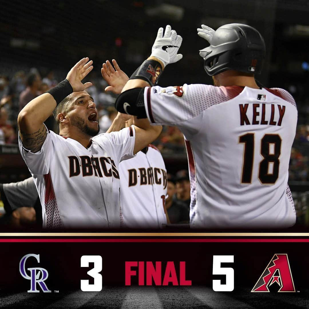 アリゾナ・ダイヤモンドバックスさんのインスタグラム写真 - (アリゾナ・ダイヤモンドバックスInstagram)「#DbacksWin the series opener! #RattleOn」8月20日 13時35分 - dbacks