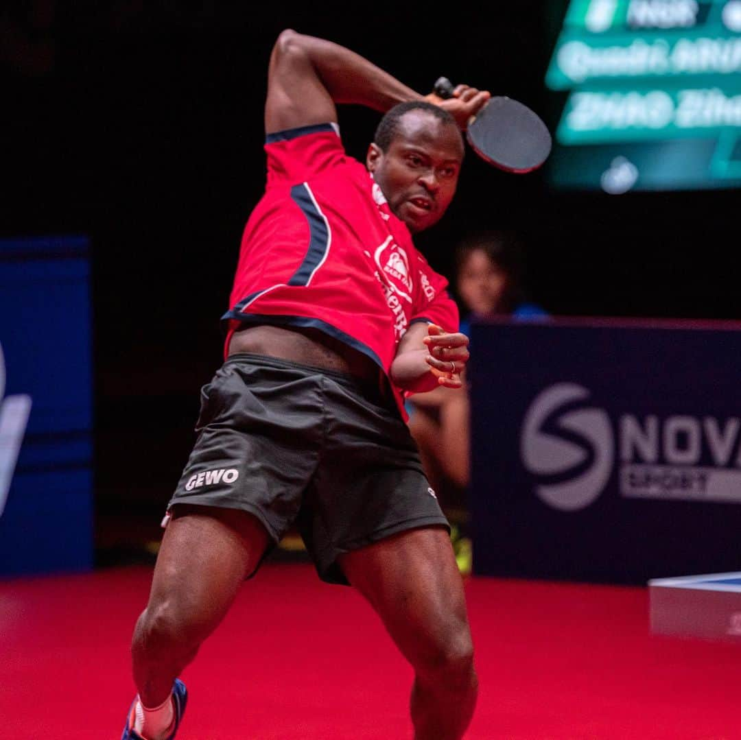 ITTF Worldさんのインスタグラム写真 - (ITTF WorldInstagram)「'Rocky Aruna' … 'Quadri Balboa' … or simply '@QuadriAruna!' 💪😁🏓 Choose a nickname for the 🇳🇬'Nigerian King' after his inspirational performances at the #ITTFWorldTour #2019BulgariaOpen!」8月20日 13時46分 - wtt